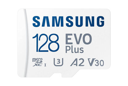 Picture of Samsung EVO Plus 128GB microSDXC UHS-I U3 130MB/s Full HD & 4K UHD