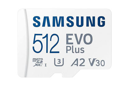 Picture of SAMSUNG FLASH STORAGE DEVICE EVO + 512GB  V5 NAND CLASS10 (MB-MC512KA/IN)