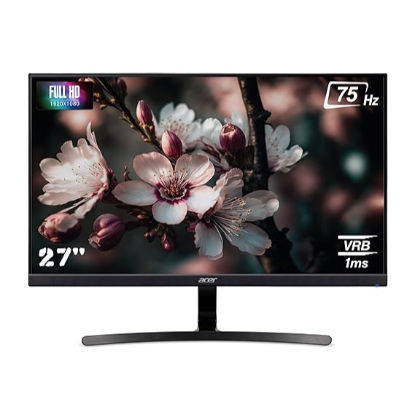 Picture of Acer ED270R 27 Inch (68.58 Cm) 1920 X 1080 Pixels Full Hd 1500 R Curved Gaming LCD Monitor with LED Back Light Technology I 165Hz Refresh Rate I AMD Freesync I 2 X Hdmi 1 X Display Port, Black